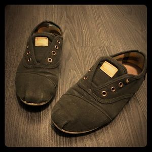 Toms black canvas women's sneakers